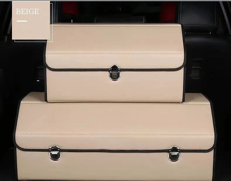 Car Trunk Leather Storage Box : Your Personal Car Trunk Maestro