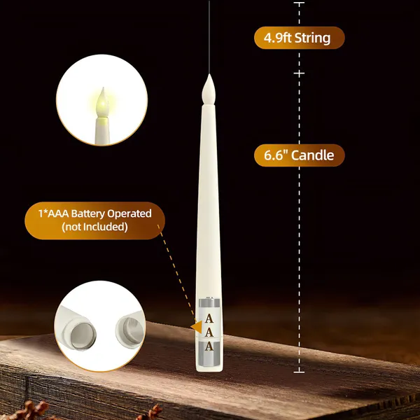 🎃 EARLY HALLOWEEN SALE 49% OFF 🔥 Magical Floating Candles with Wand Remote