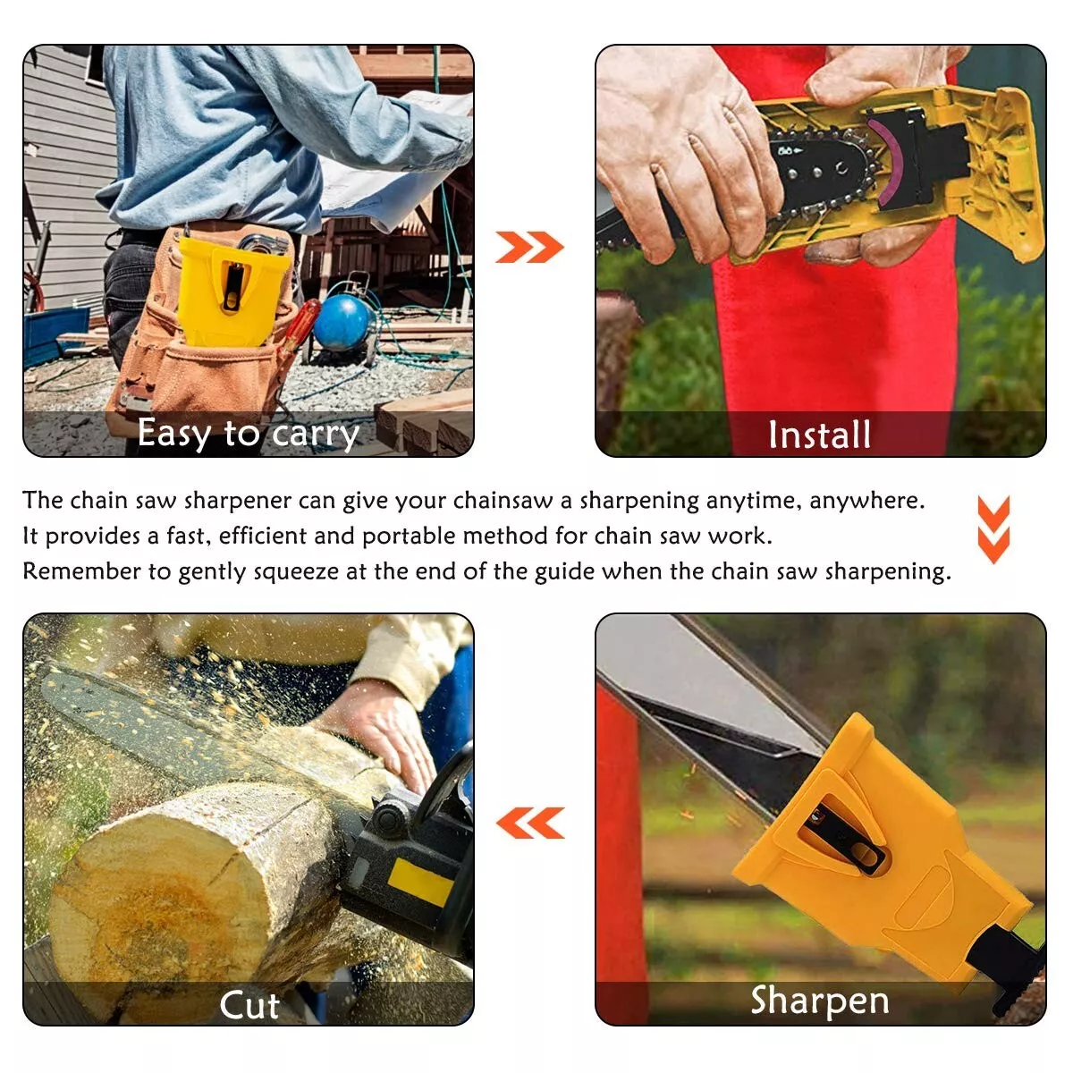 Last Day 49% Off - Chain Saw Sharpener