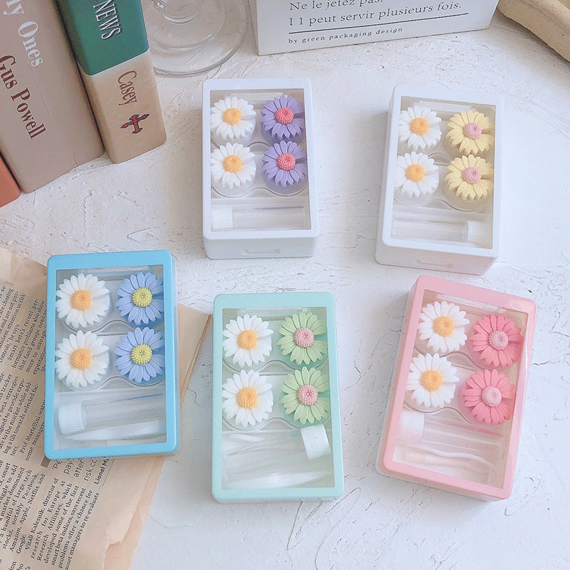 1 PACK INS Flowers Colored Contacts Lenses Case