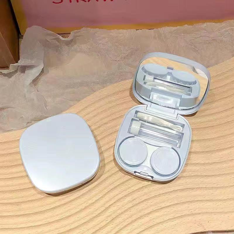 1 Pack Contact Lens Case with Mirror
