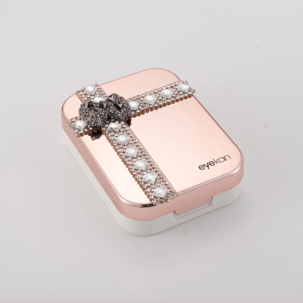 2 Pair Pink Gift Box Contact Lens Case