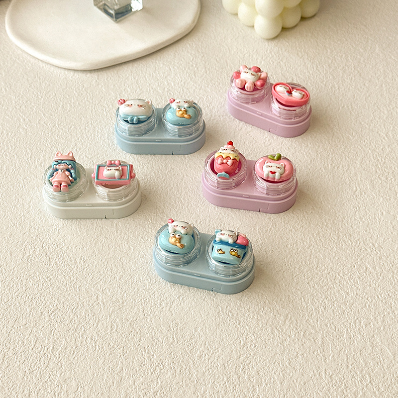Cartoon Drawer Contact Lens Case 1 PCS-eveVeye