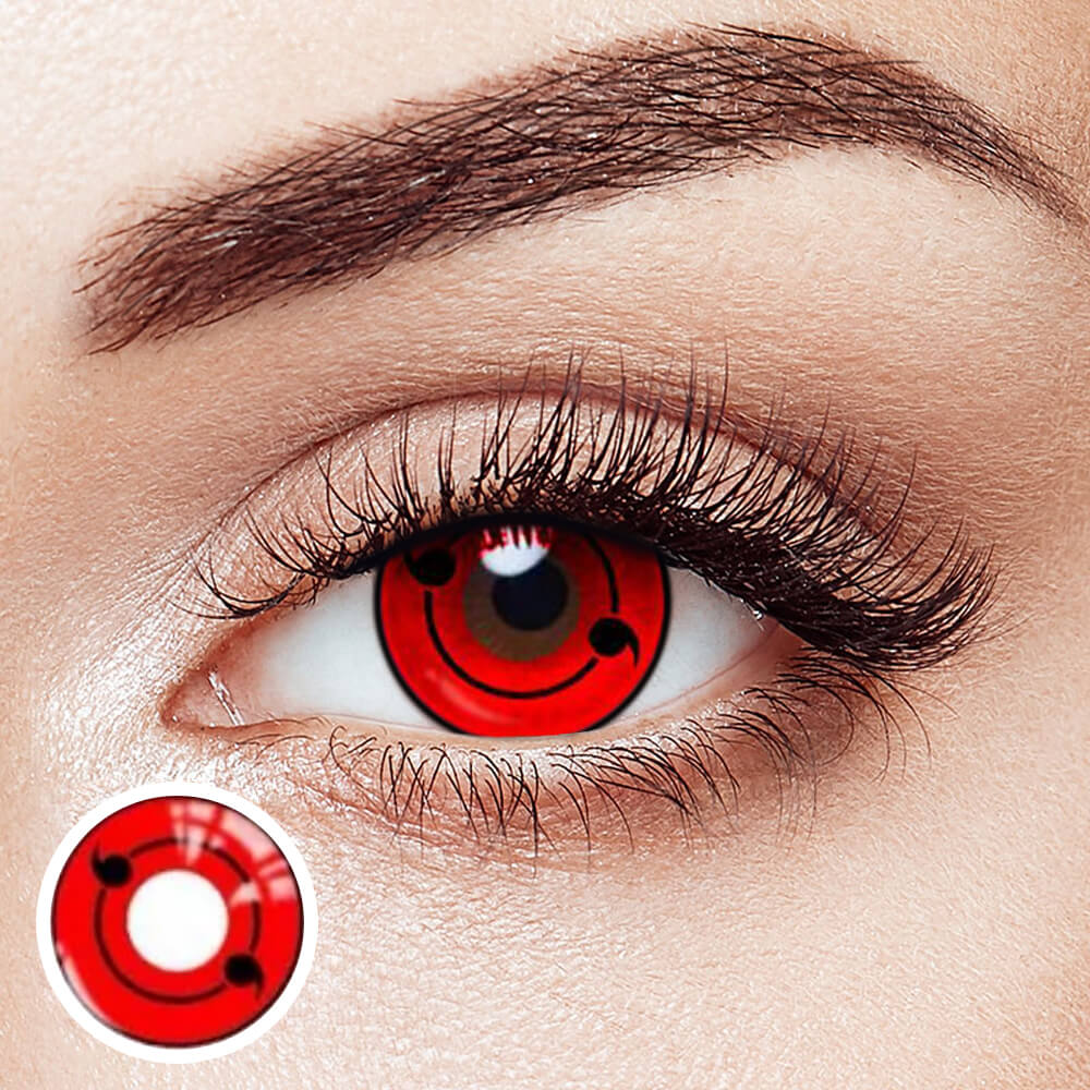 【Halloween&Cosplay】Crimson Ninja Eye | 1 Year [Prescription]