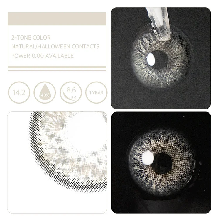 Rococo Courtship Grey | 1 Year-eveVeye