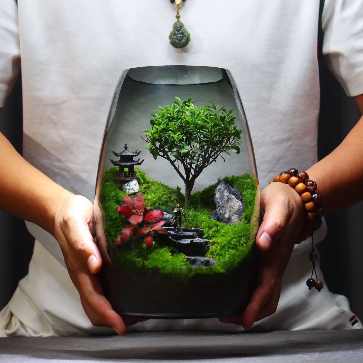 ZenFlow Tabletop micro-landscape