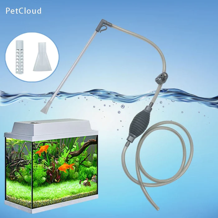 Aquarium Siphon Semi-automatic Water Change Changer Fish Tank Water Change Pump Gravel Filter Aquarium Water Cleanger Tools-ACEX