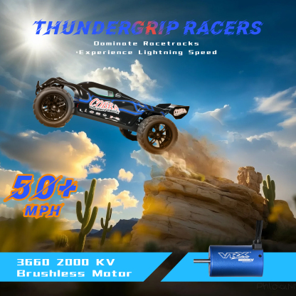 COBRA 1/8 Scale 4WD Off-road Electric RC Truggy 2.4G Brushless High Speed RTR #RH818