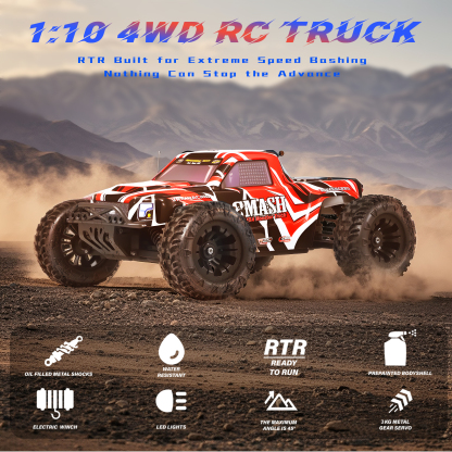 VRX Racing 1:10 scale 4WD off road Electric rc car high speed brushless remote control car #RH1066