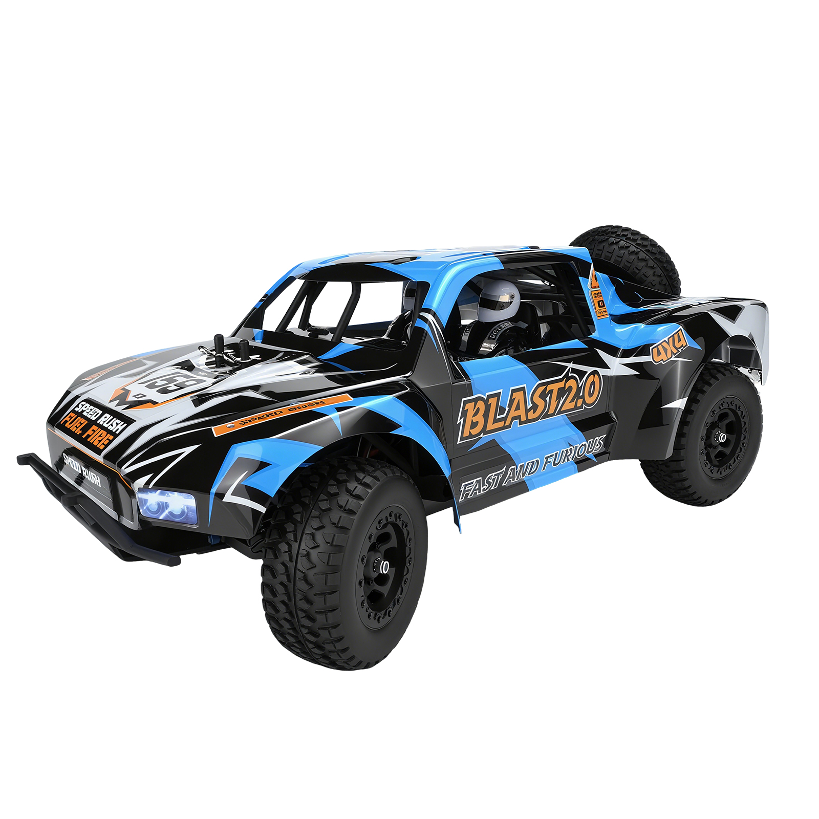 BLAST 2.0 1/10 Scale 4WD Off-road Electric Short Course Truck 2.4G Brushless High Speed RTR #RH1045SC
