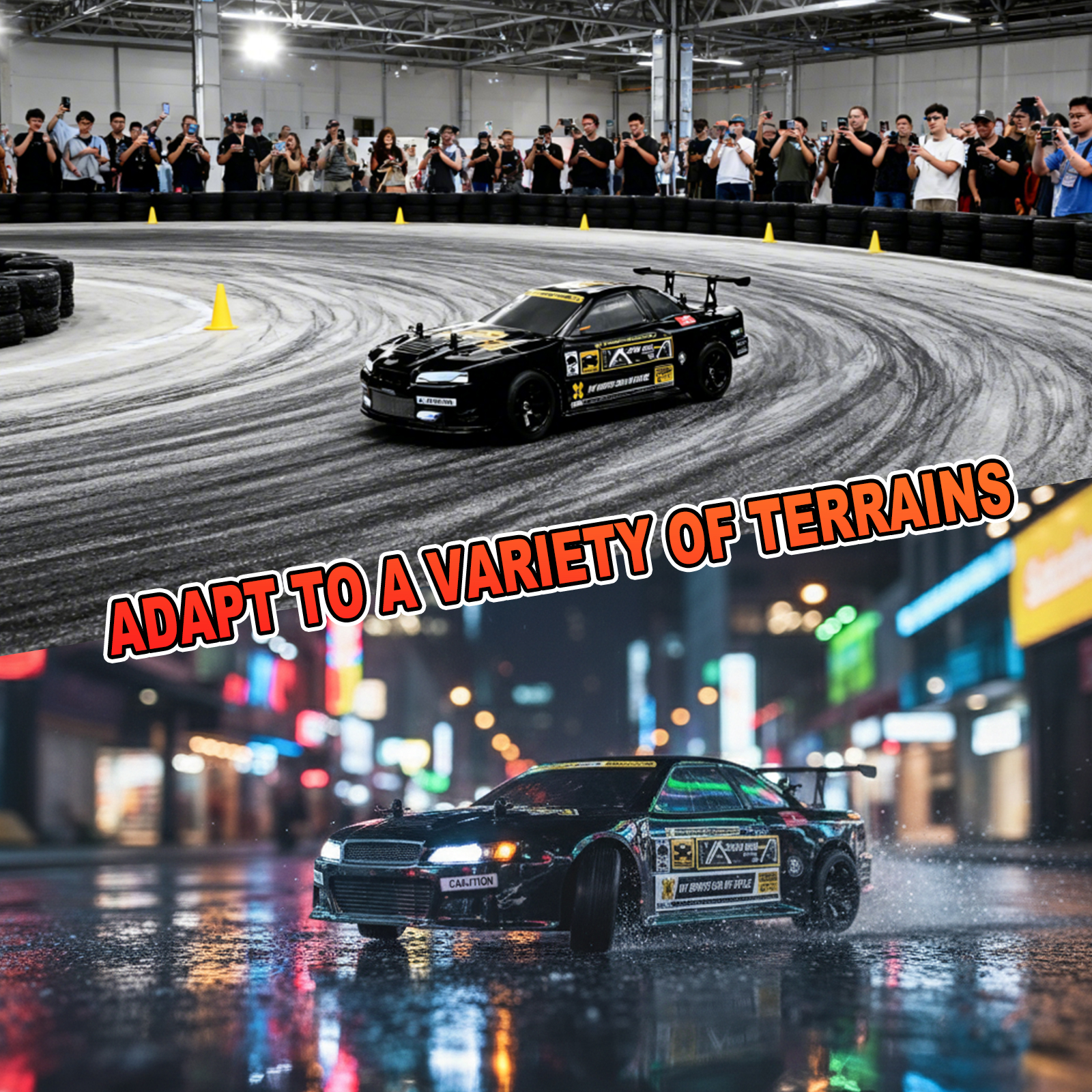 WYVERN 1/10 Scale 4WD On-road Electric RC Touring 2.4G Brushless High Speed RTR #RH1026