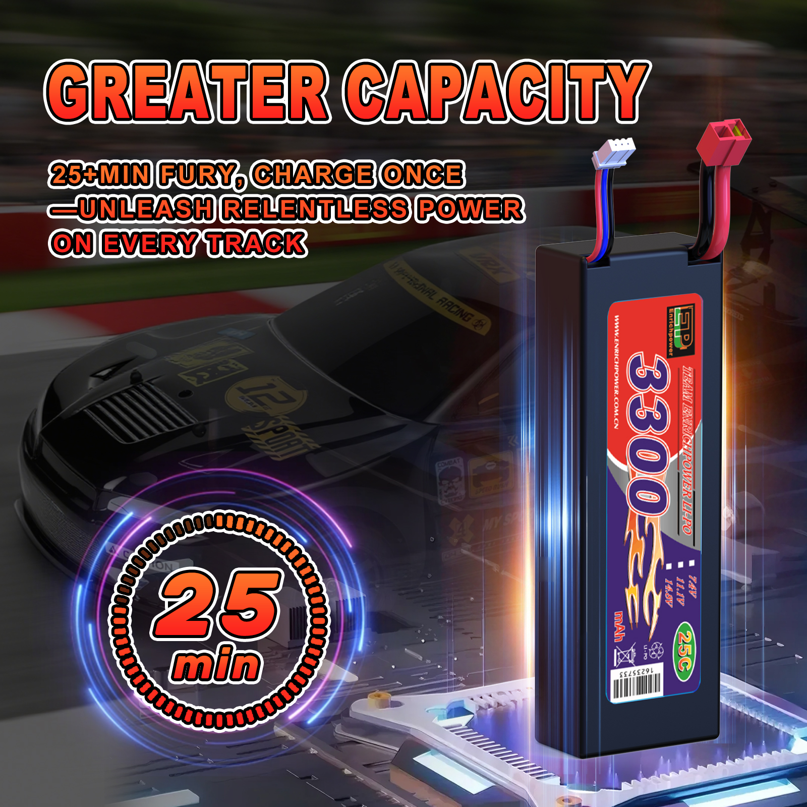 WYVERN 1/10 Scale 4WD On-road Electric RC Touring 2.4G Brushless High Speed RTR #RH1026