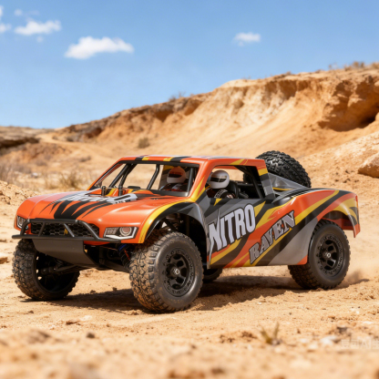 Nitro VRX RACING 1:10 Scale 4WD Off road Nitro Powered Short Course Truck RC Car #RH1008