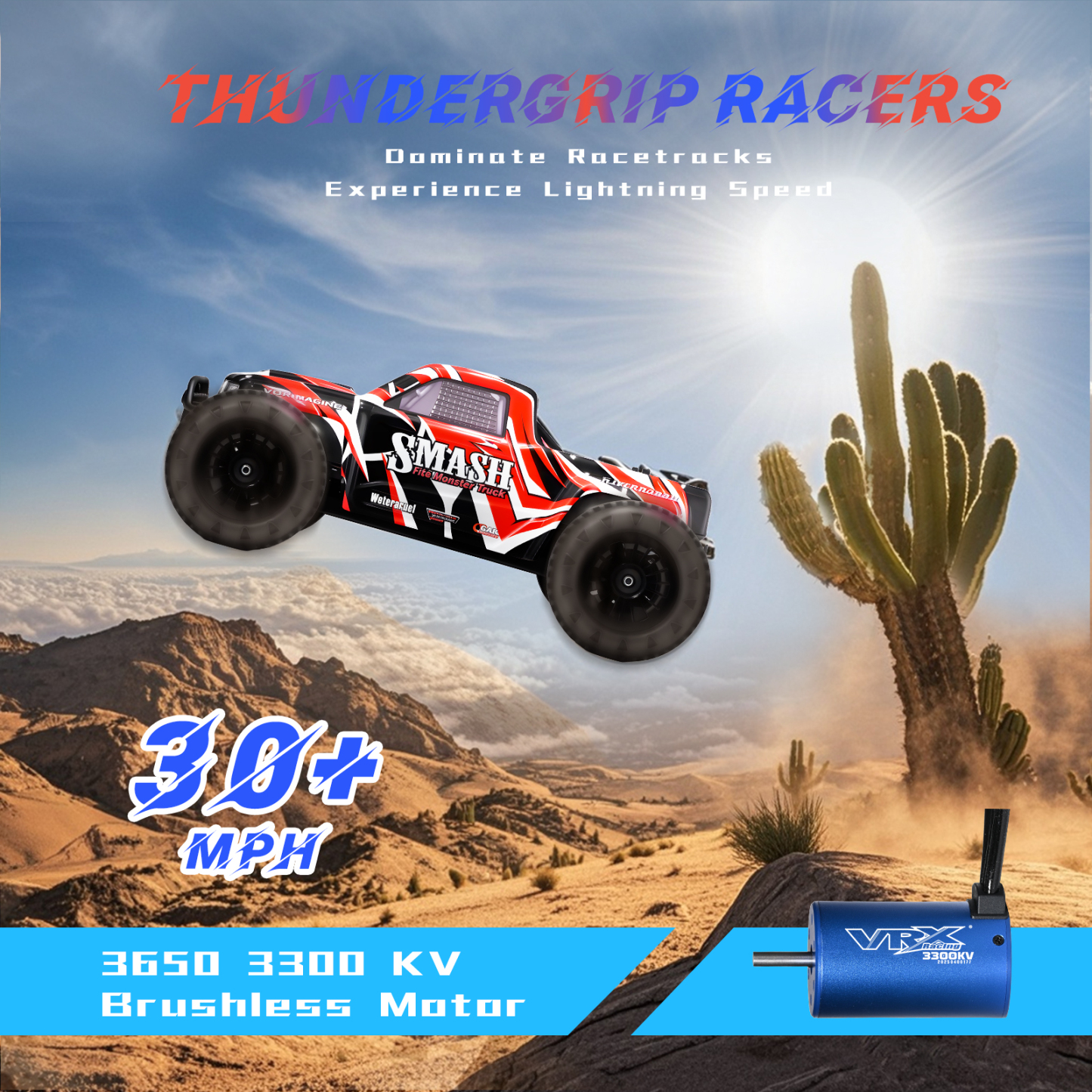 VRX Racing 1:10 scale 4WD off road Electric rc car high speed brushless remote control car #RH1066