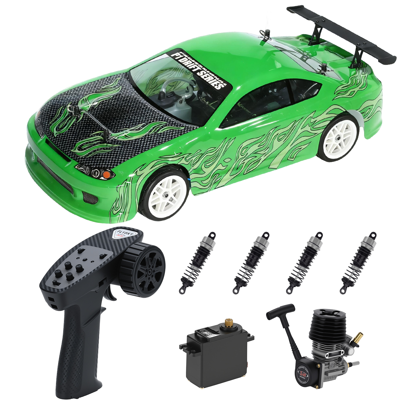 X-RANGER Nitro VRX RACING 1:10 Scale 4WD On road Nitro Powered RC Truggy #RH1003