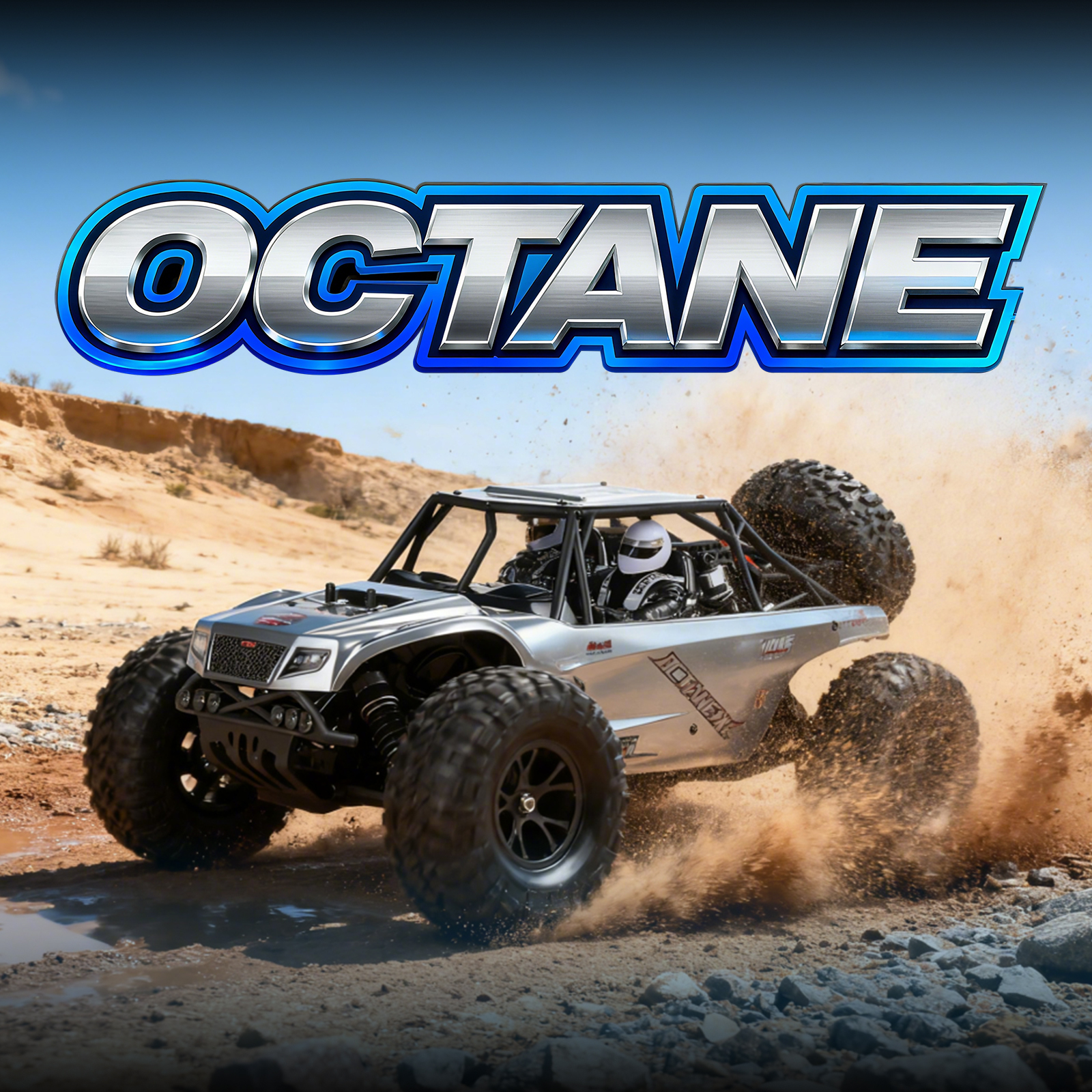 OCTANE 1/10 Scale 4WD Off-road Electric RC Sand Buggy 2.4G Brushless High Speed RTR #RH1045