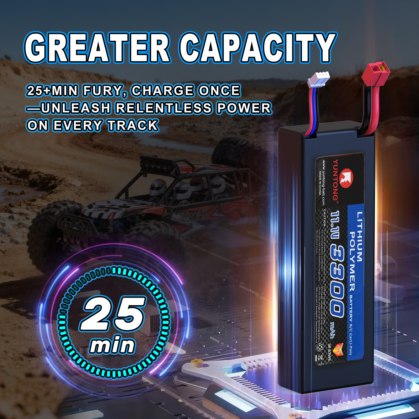 Blast 1/8 Scale 4WD Off-road Electric RC Short Course Truck 2.4G Brushless High Speed RTR #RH820