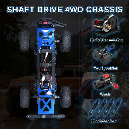 MC31 Rambler 1:10 Scale 4WD High Torque Electric Crawler RTR #RH1052