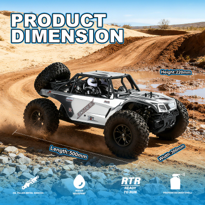 OCTANE 1/10 Scale 4WD Off-road Electric RC Sand Buggy 2.4G Brushless High Speed RTR #RH1045