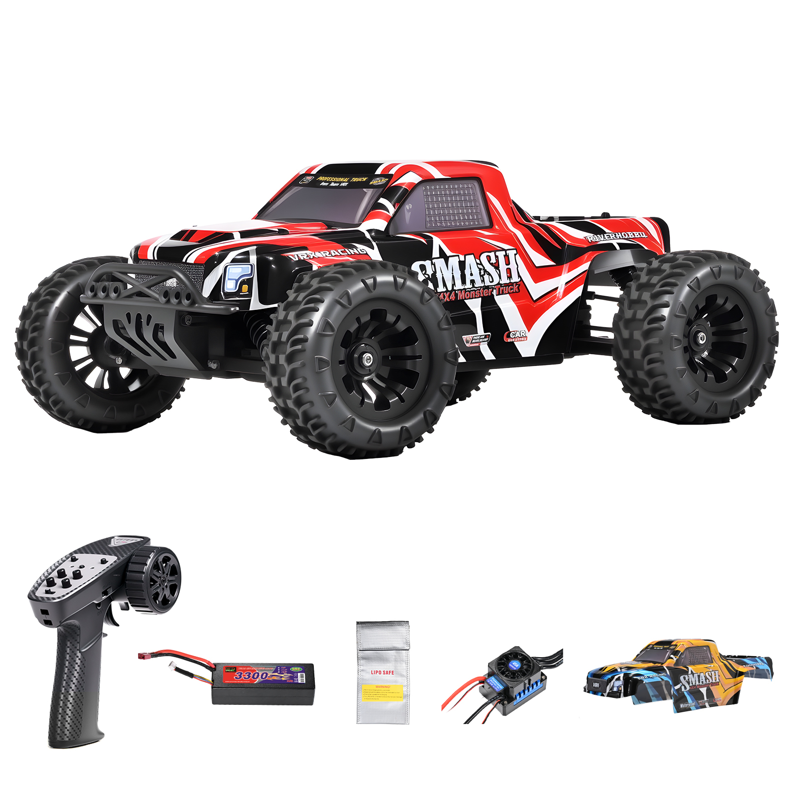 VRX Racing 1:10 scale 4WD off road Electric rc car high speed brushless remote control car #RH1066