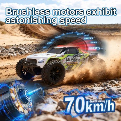 MIZAR 1/10 Scale 4WD Off-road Electric RC Truck 2.4G Brushless High Speed RTR #RH1072