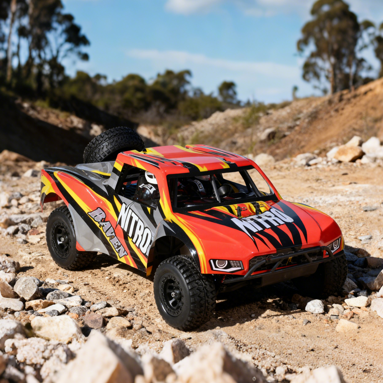 Nitro VRX RACING 1:10 Scale 4WD Off road Nitro Powered Short Course Truck RC Car #RH1008