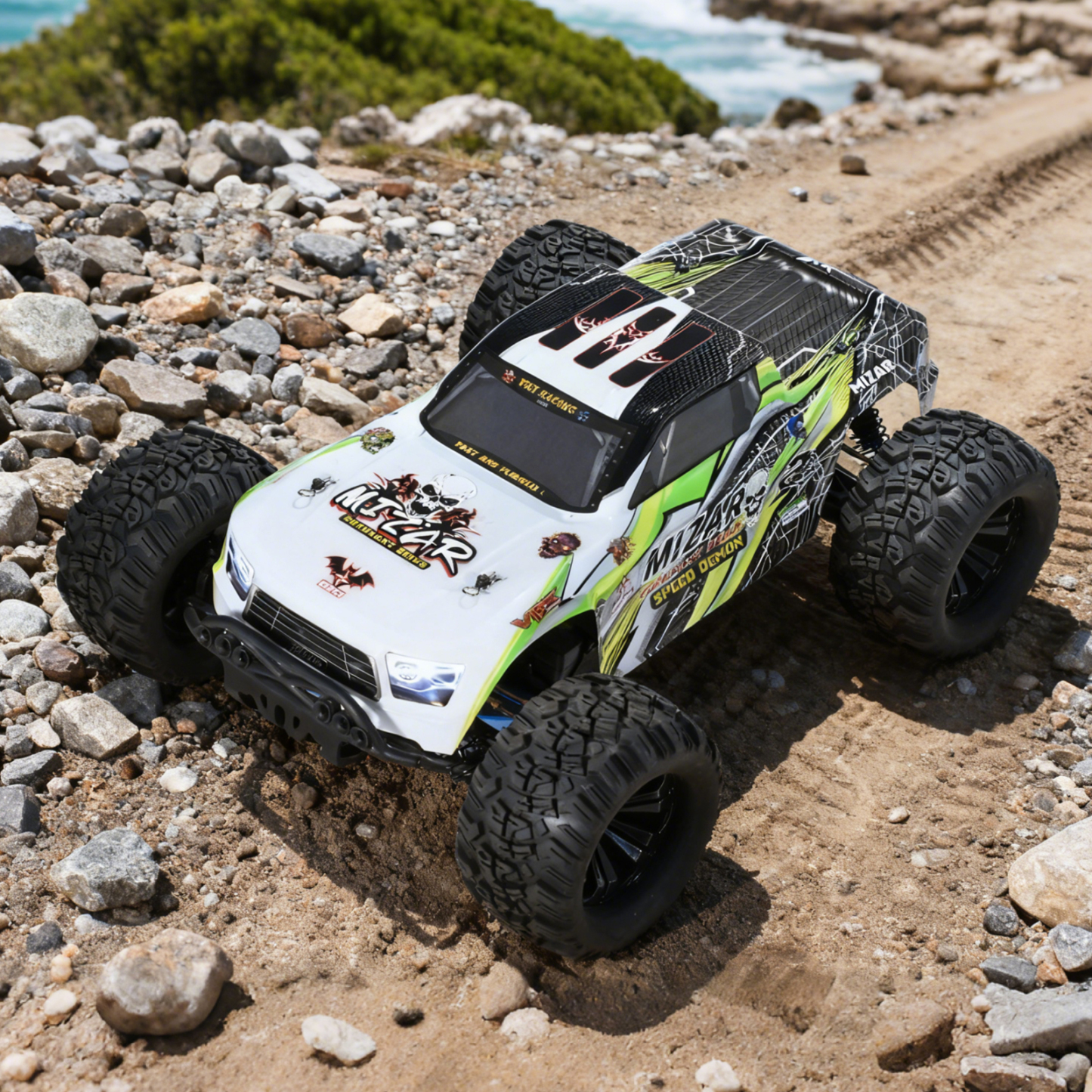 MIZAR 1/10 Scale 4WD Off-road Electric RC Truck 2.4G Brushless High Speed RTR #RH1072