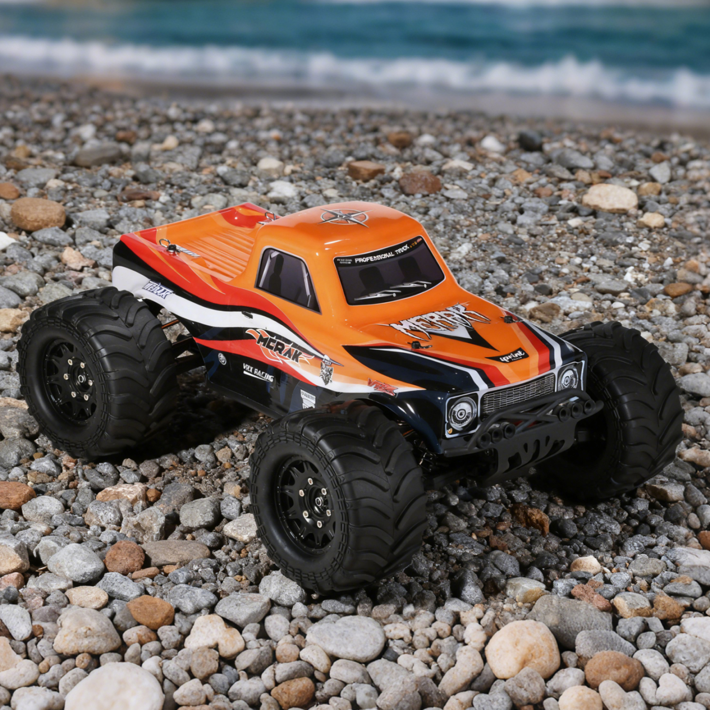 MERAK 1/10 Scale 4WD Off-road Electric RC Truck 2.4G Brushless High Speed RTR #RH1070