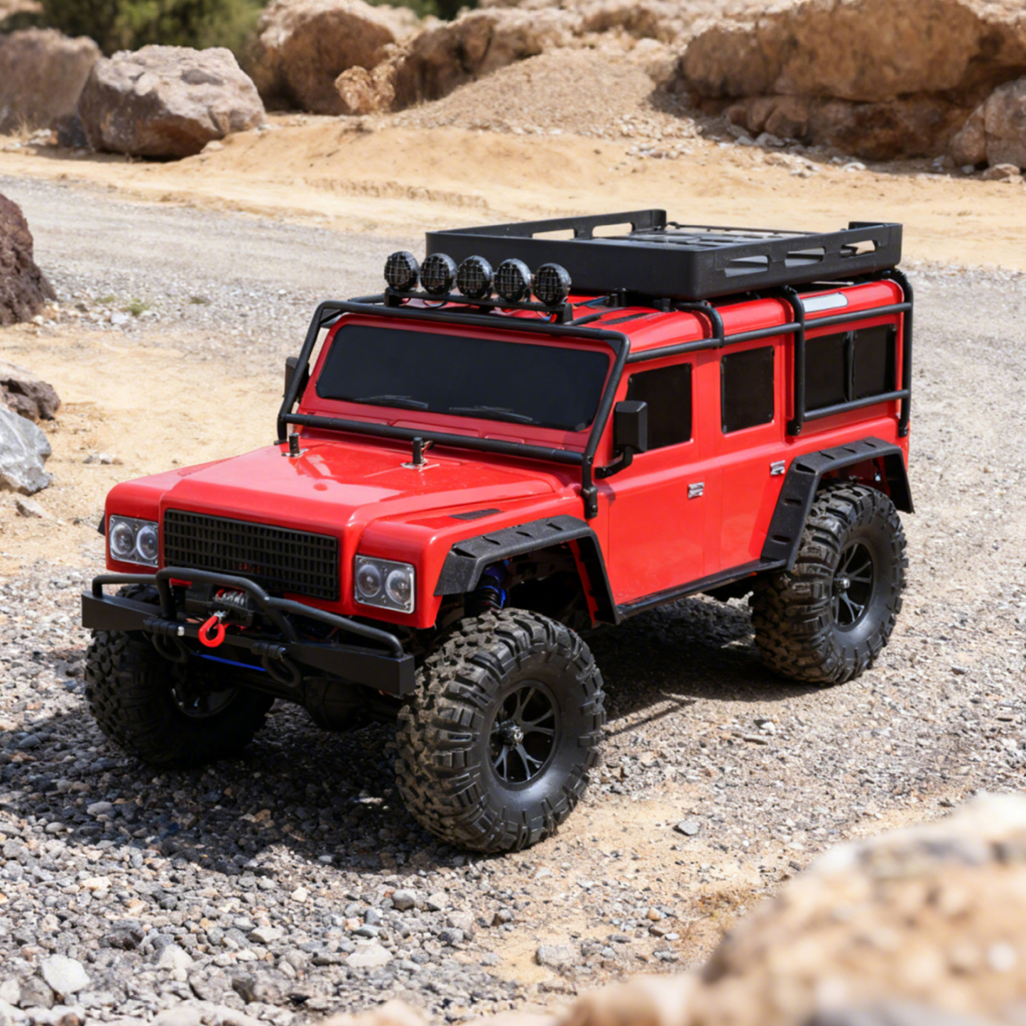 BF-4J Two Speed 1/10 Scale 4WD Off-road Electric RC Crawler 2.4G 5CH 3-in-1 Trail RC RTR #RH1055
