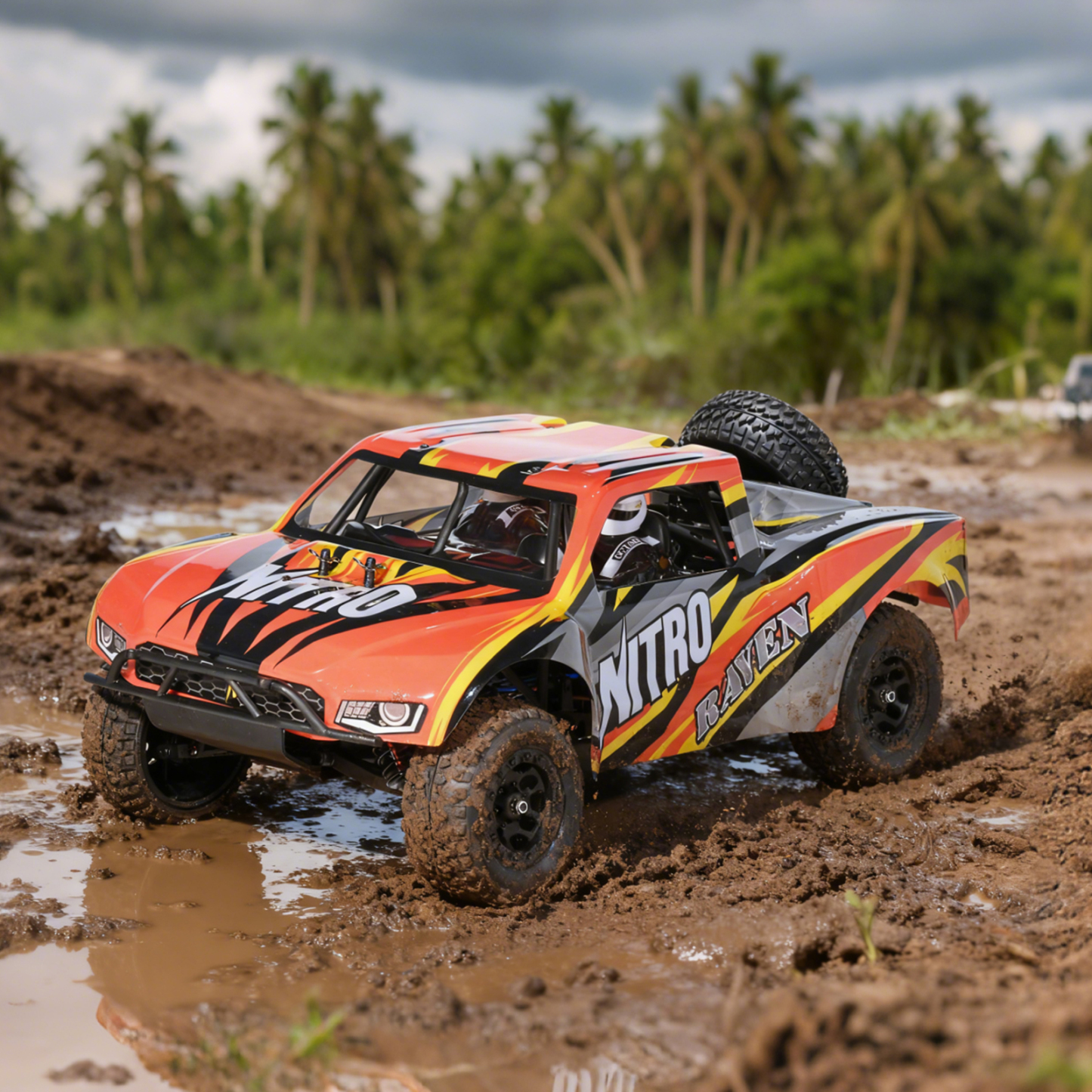 Nitro VRX RACING 1:10 Scale 4WD Off road Nitro Powered Short Course Truck RC Car #RH1008