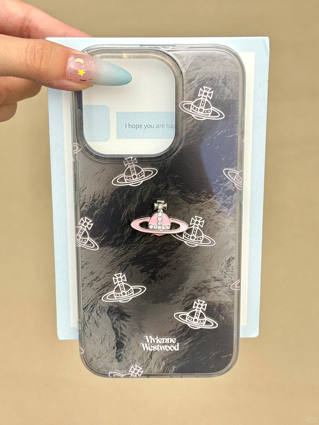 Black Pink Saturn Phone Case