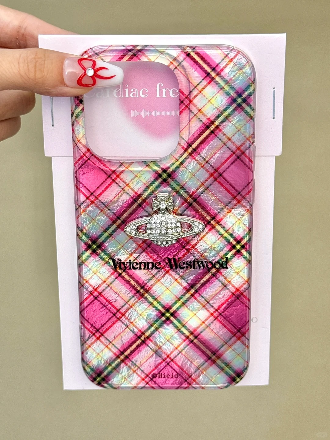 Plaid Saturn Phone Case
