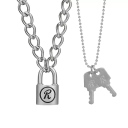Lock&Key Couple Necklace