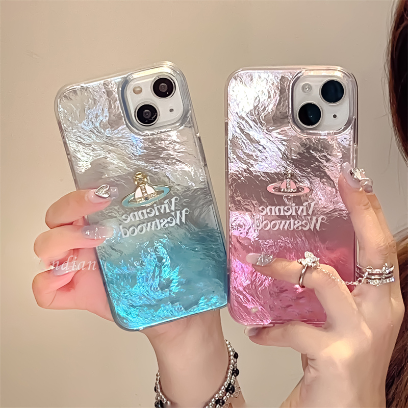 Gradient Color Saturn Phone Case