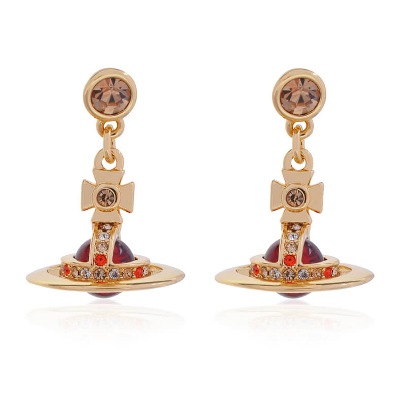 6mm ORB Classic Saturn Earrings