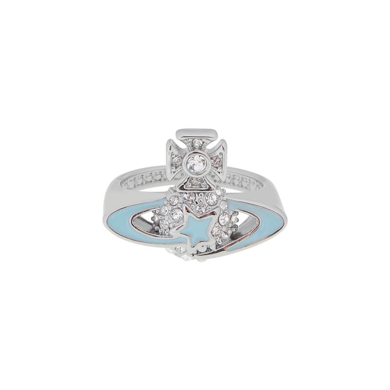 DARLENE Pentagram Saturn Ring