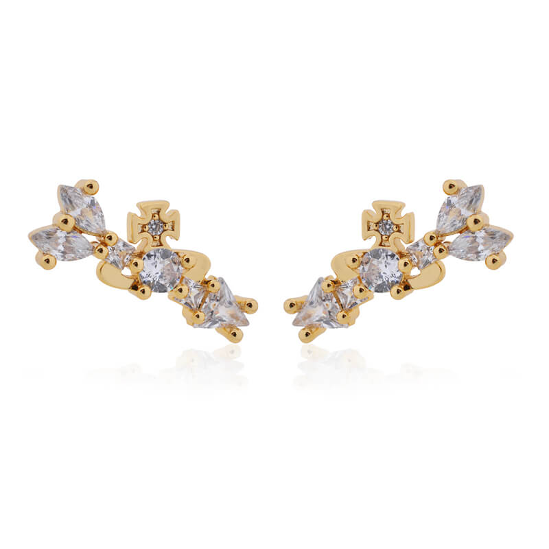 Zirconia Arrowhead Earrings