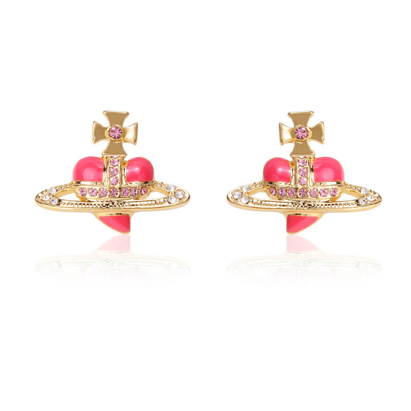Love Baked Lacquer Earrings (All 7 Color)