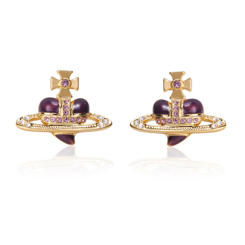Love Baked Lacquer Earrings (All 7 Color)