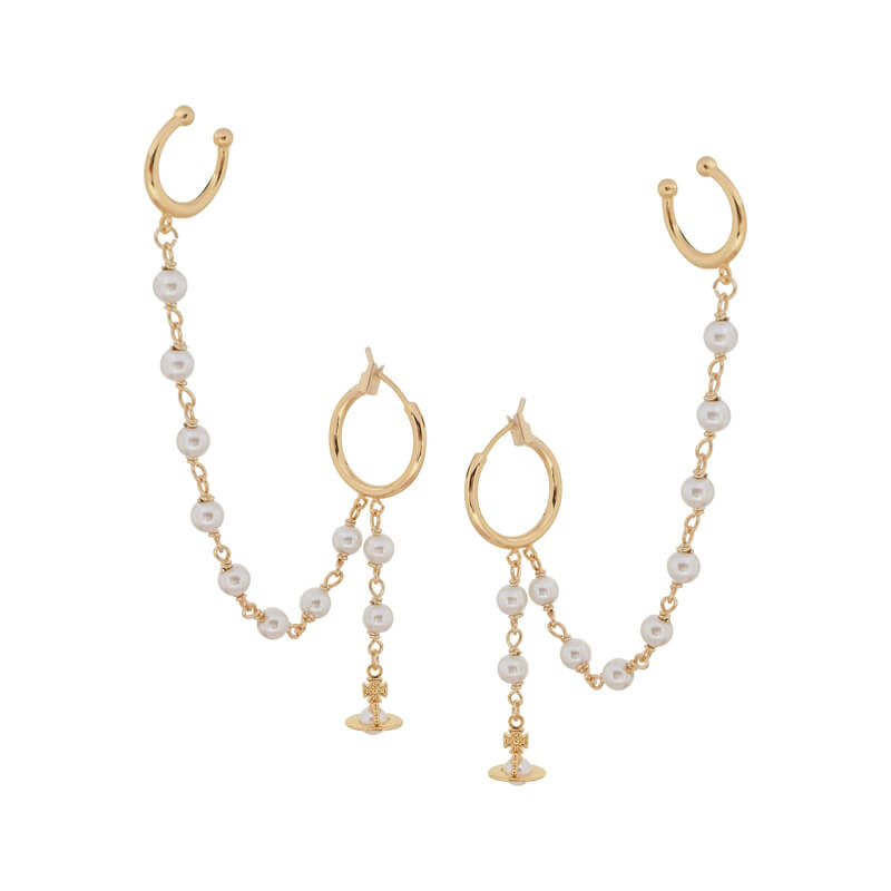 SAMARA Pearl Saturn Earrings