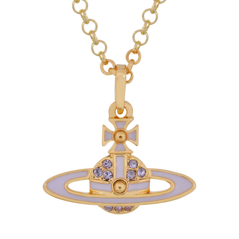 Saturn Diamond Necklace