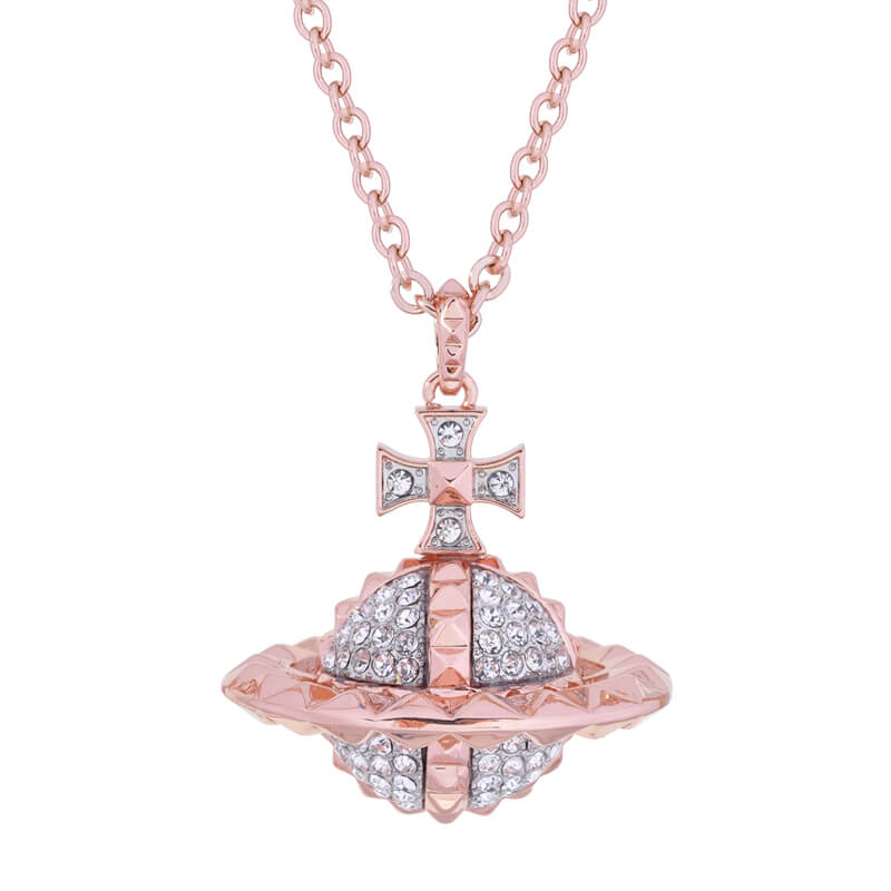 Rivet Diamond ORB Necklace（All 6 Colors）