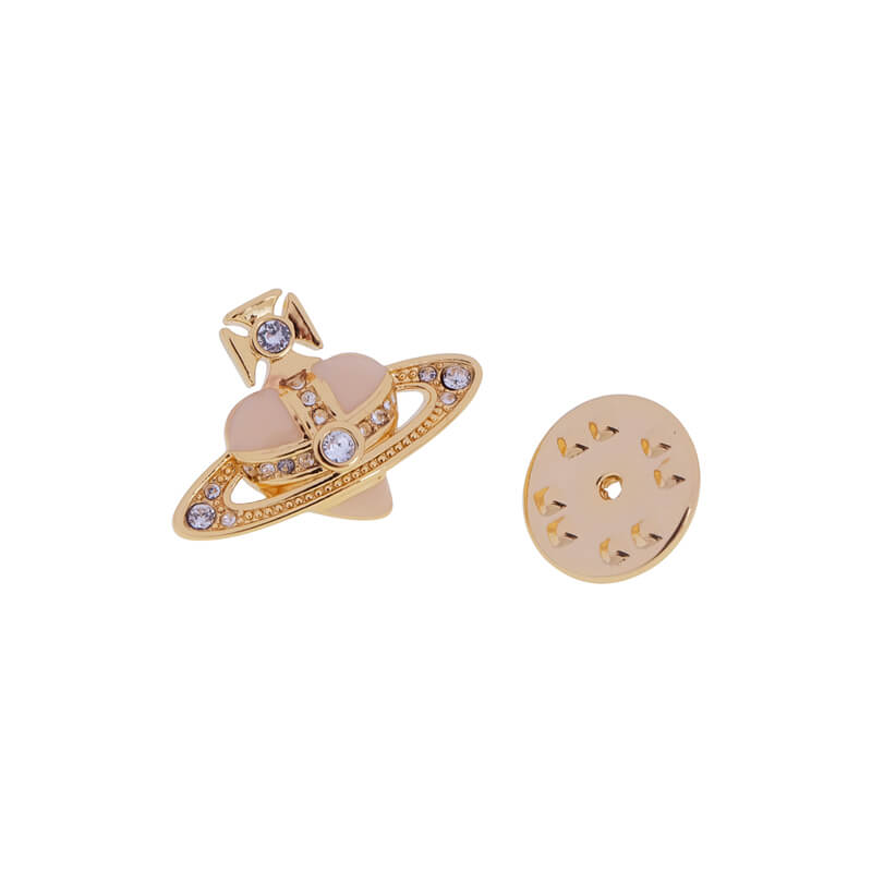 NEW DIAMANTE Heart Lapel Pin