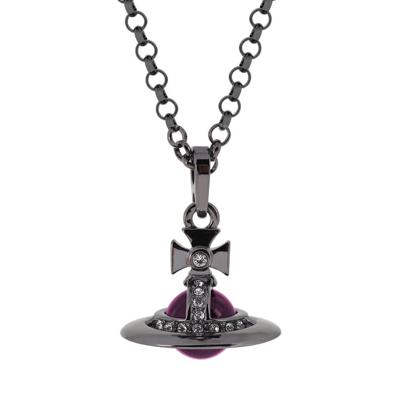 10MM ORB Classic Saturn Pendant Necklace