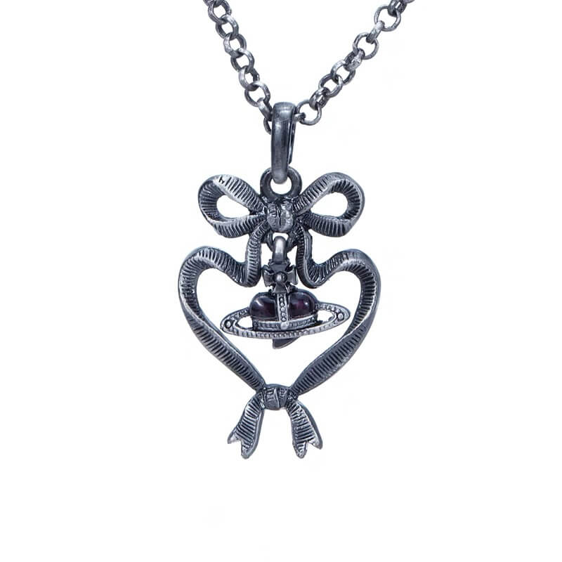 Ribbon Heart Necklace