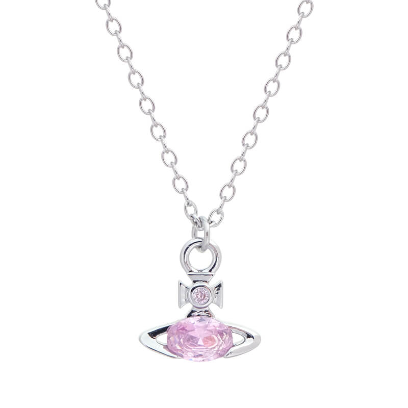 ALLIE Oval Zirconia Necklace