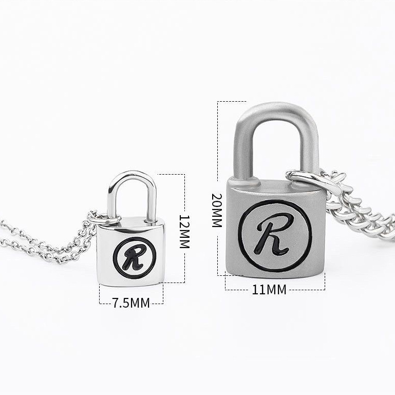 Punk Lock Key Couple NANA Necklace