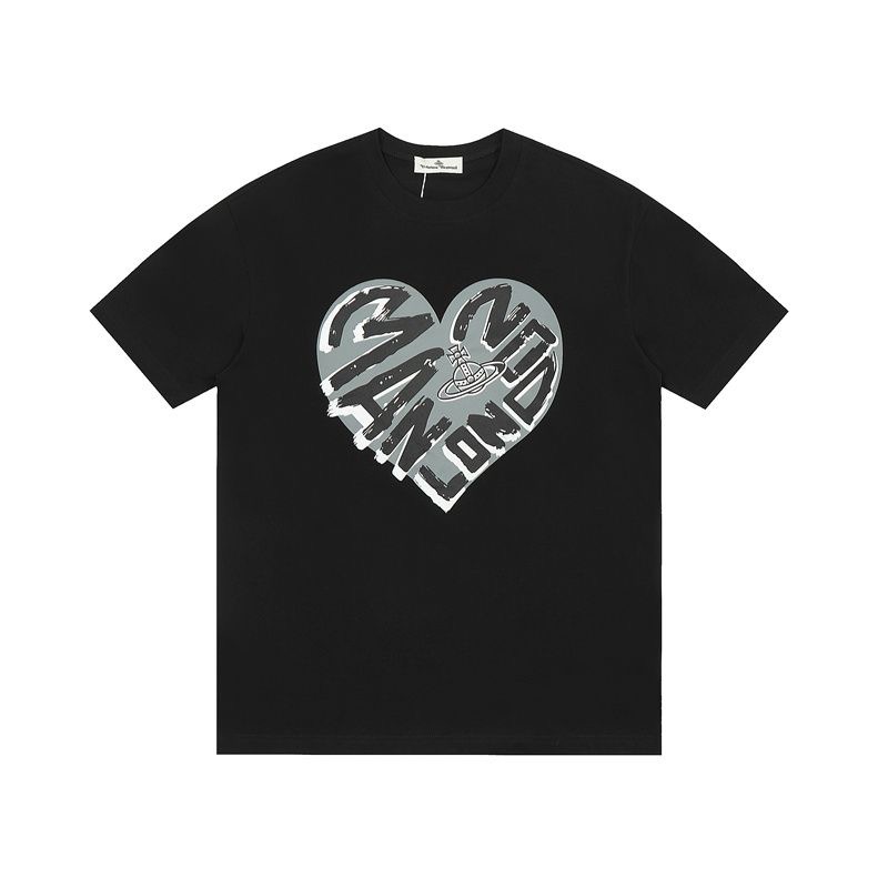 Love graffiti print T-shirt