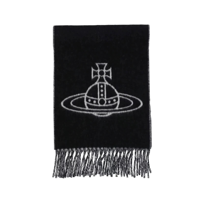 Double Saturn Logo Scarf