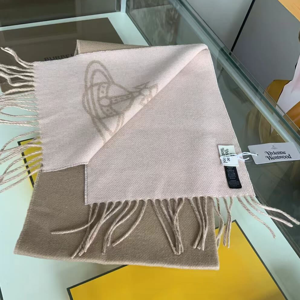 Double Saturn Logo Scarf